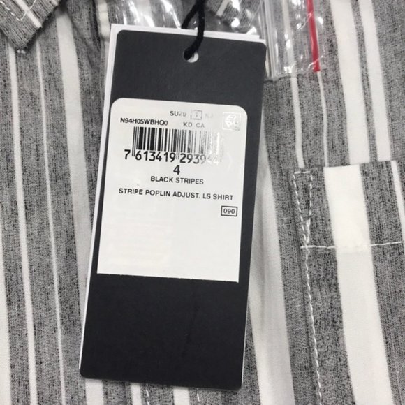 Guess Stripe Poplin Adjust LS Shirt - Picture 7 of 8